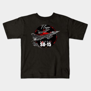 Sukhoi SU-15 Vintage Soviet Union fighterjet Kids T-Shirt